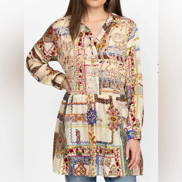 JOHNNY WAS Stano Monroe tunic M - Picture 2 of 16